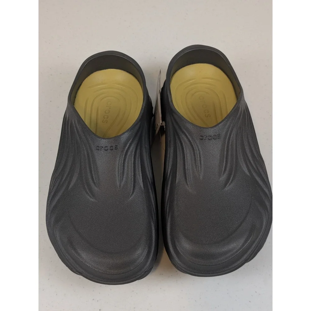 Crocs Echo Wave Clogs Black Sand Comfort Shoe Unisex Adults Men's 8 / Women's 10